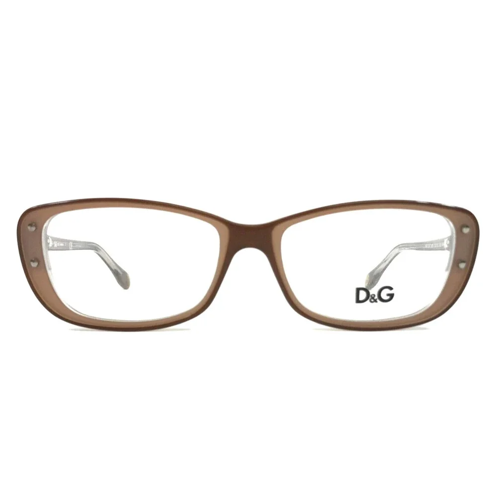 Dolce & Gabbana Eyeglasses Frames DG1226 1981 Brown Clear Rectangle 50-16-135